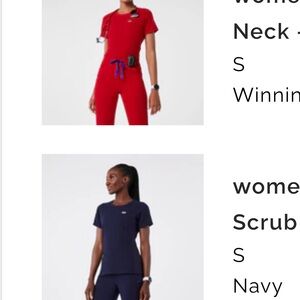 FIGS Eliza Slim Crew Neck